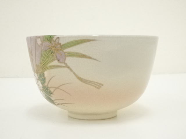 道具 ] - 道具 京焼 橋本紫雲造 仁清写絵扇文茶碗（共箱） | ネット